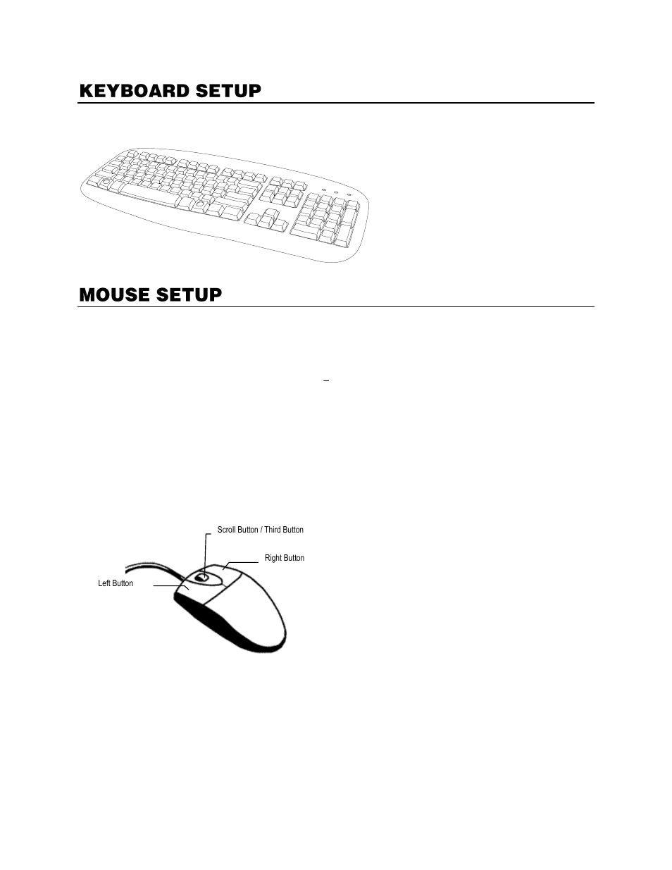 Keyboard setup, Mouse setup | OpenEye Gen6 X-Series User Manual | Page 22 / 123