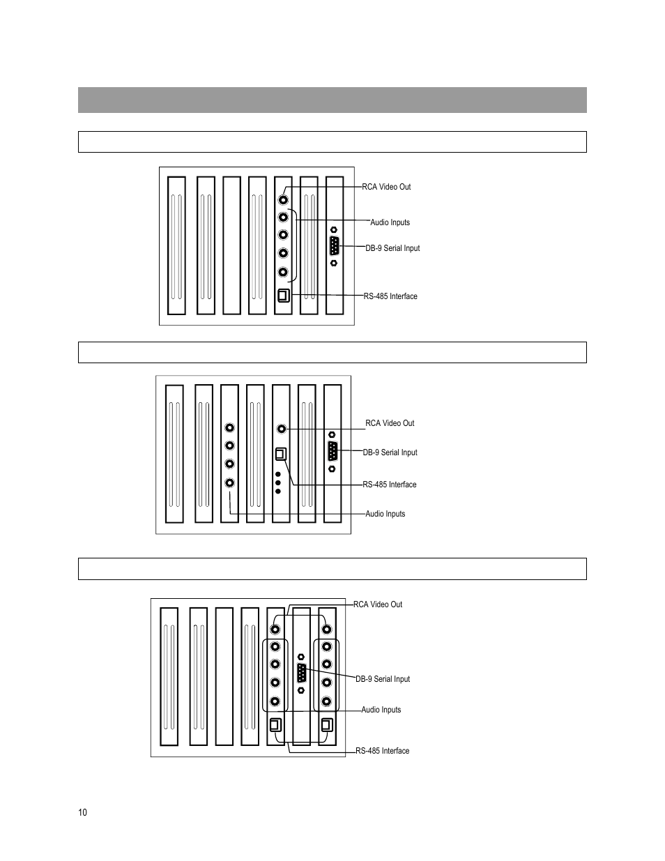 Pci slot configurations, 120r ips pci configuration | OpenEye OE4 User Manual | Page 22 / 42