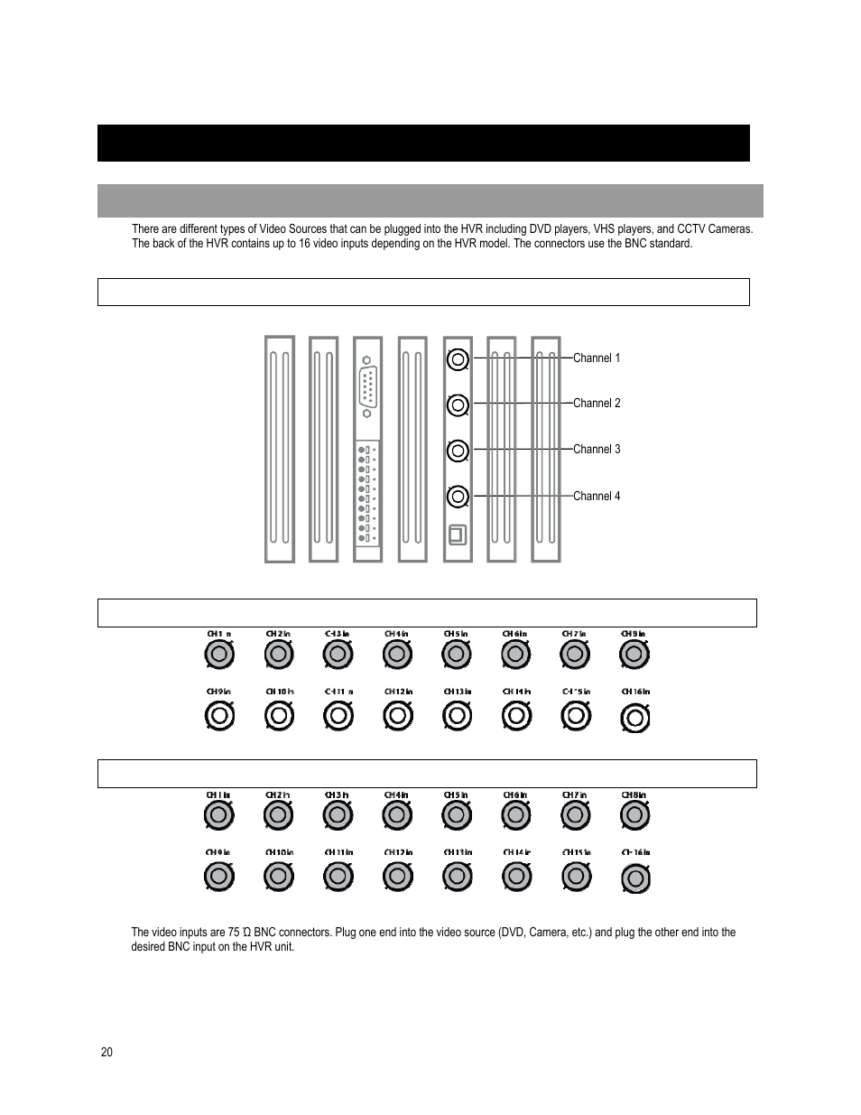 Making connections on an x-series hvr | OpenEye OE4 User Manual | Page 32 / 42
