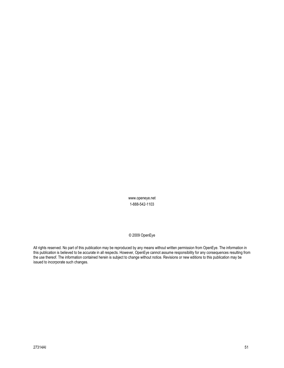 OpenEye SW-RWTCP User Manual | Page 51 / 51