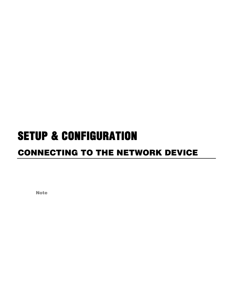 Changing the network type, Setup & configuration, Connecting to the network device | Administrator/user privileges | OpenEye VS201 User Manual | Page 18 / 59