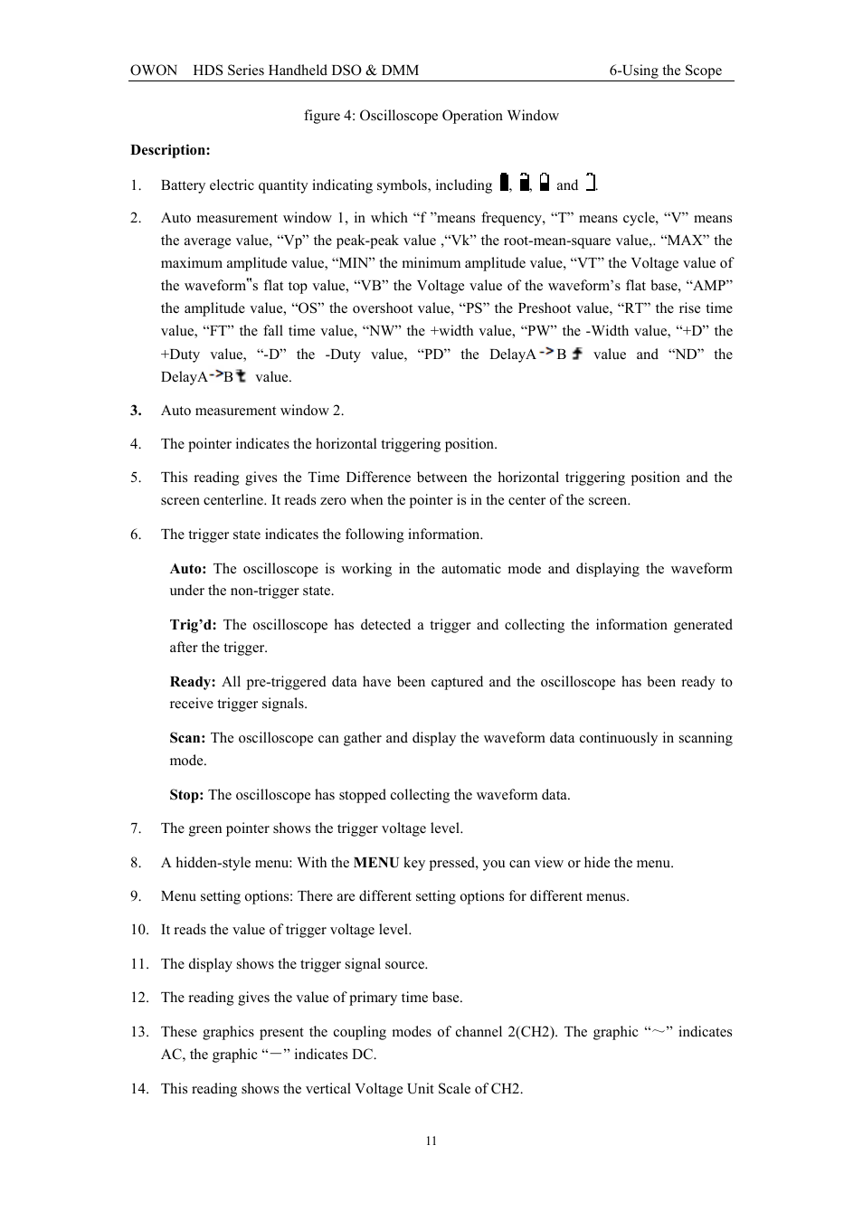 OWON HDS Series User Manual | Page 19 / 72