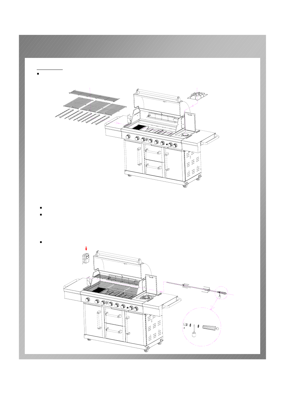 Assembly instructions | Permasteel PG-50601SRL(N) User Manual | Page 14 / 37