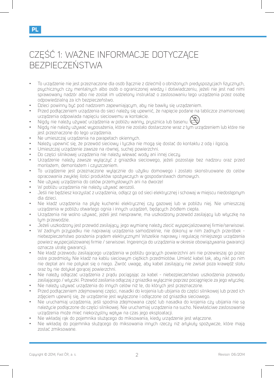 Część 1: ważne informacje dotyczące bezpieczeństwa | Philco PHHB 6611 User Manual | Page 40 / 48