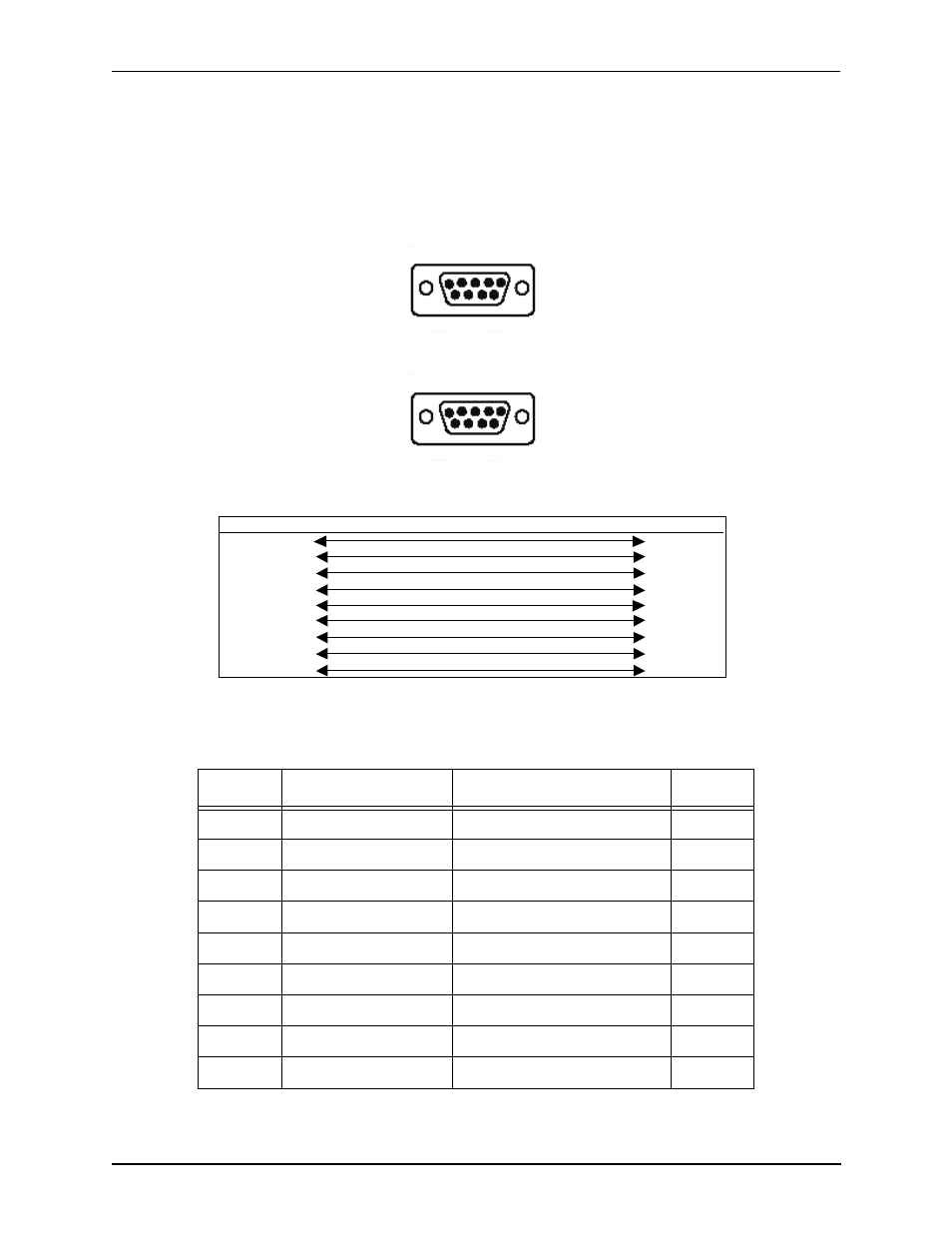 Db-9 serial rs-232 cable, Db-9 serial rs-232 cable -11 | Quintum Technologies Tenor DX User Manual | Page 35 / 139
