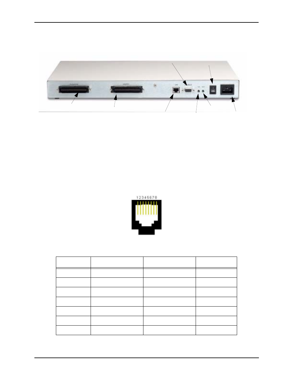 Back panel, Back panel -4 | Quintum Technologies Tenor AX User Manual | Page 28 / 131