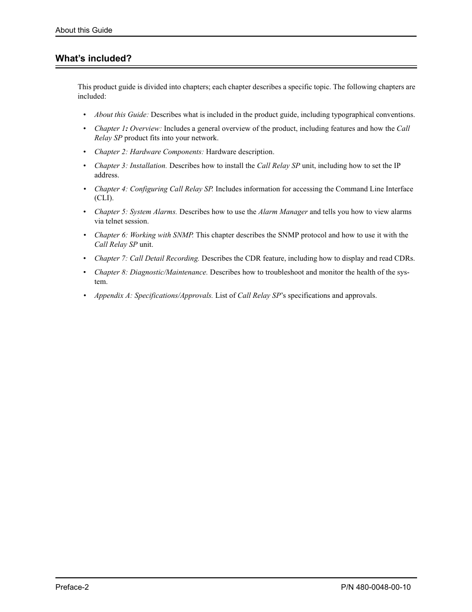 What’s included, What’s included? -2 | Quintum Technologies Tenor Call Relay SP User Manual | Page 7 / 98