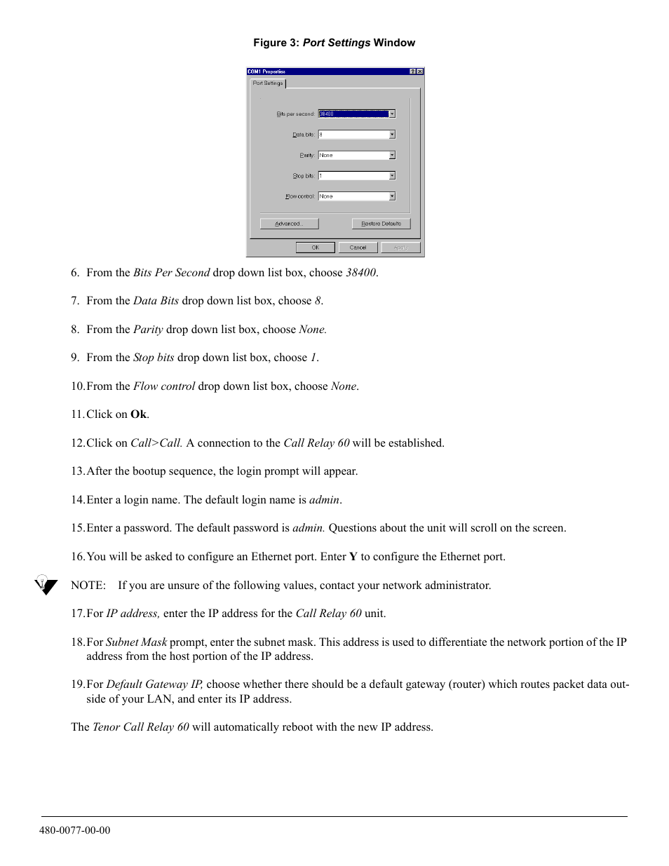 Quintum Technologies Tenor Call Relay 60 Quick Start User Manual | Page 3 / 4