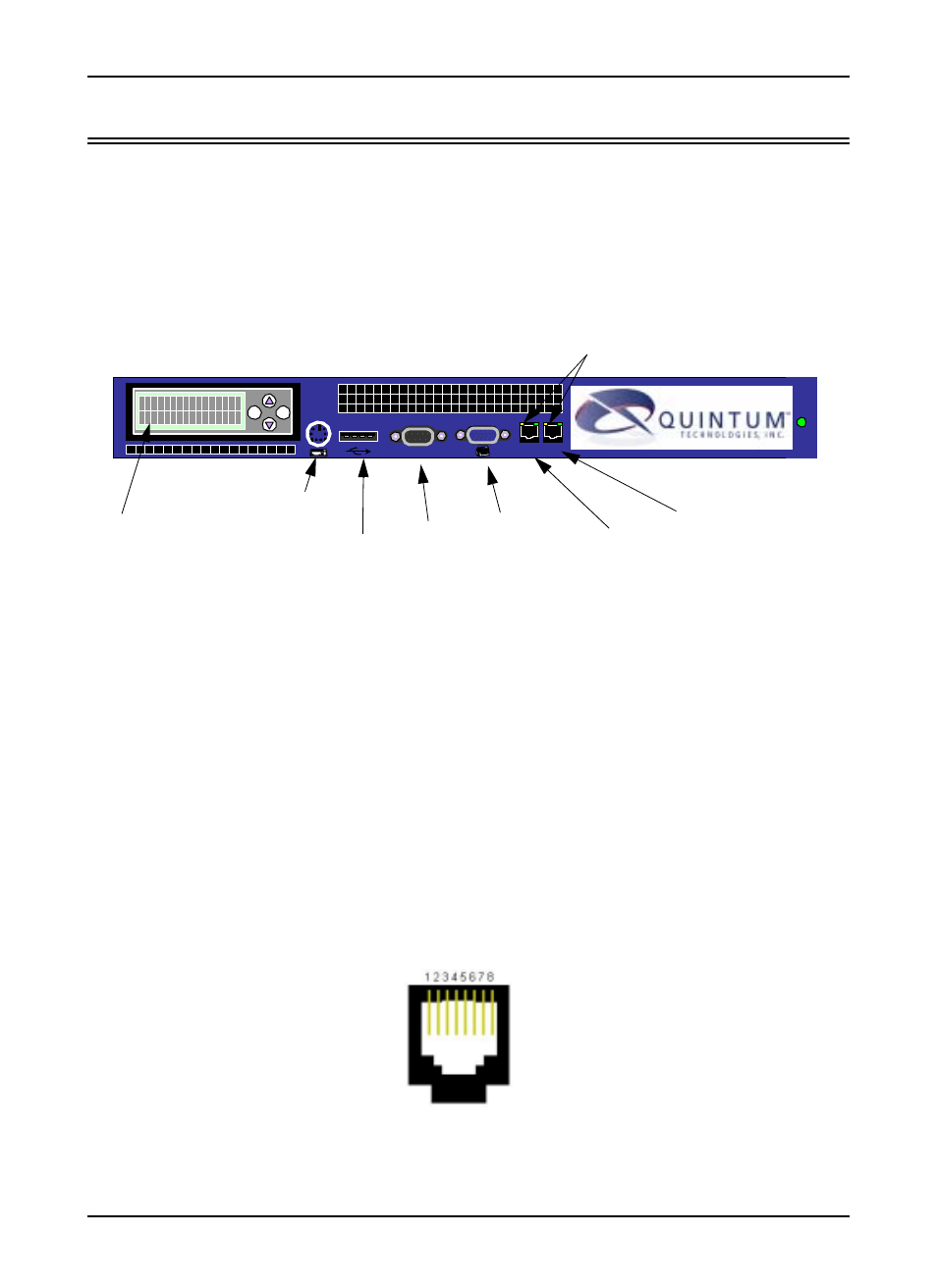 Hardware description, Front panel, Hardware description -2 | Front panel -2 | Quintum Technologies Call Routing Server User Manual | Page 13 / 70