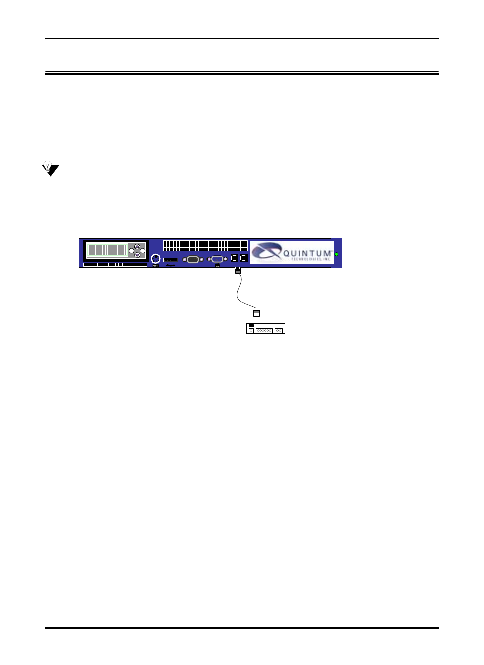 Connect the unit, Connect to ethernet lan 10/100 hub/switch, Connect the unit -10 | Connect to ethernet lan 10/100 hub/switch -10, Figure 2-6 connect to ethernet hub/switch | Quintum Technologies Call Routing Server User Manual | Page 21 / 70