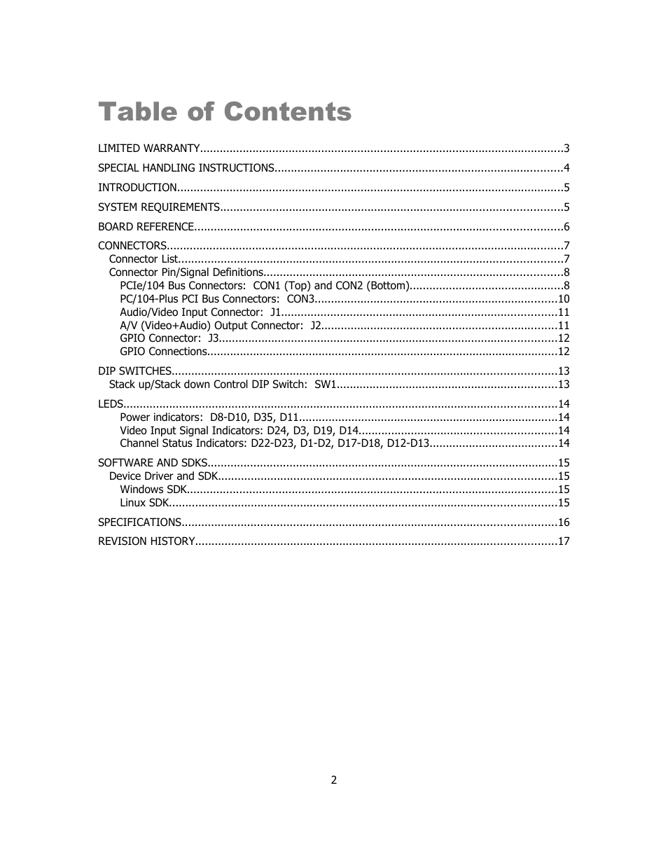 Sensoray 953-ET User Manual | Page 2 / 17