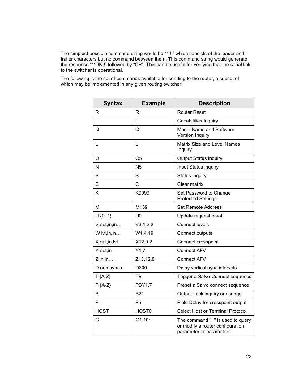 Leader and trailer | Sierra Video Tahoe Series 16 User Manual | Page 29 / 78