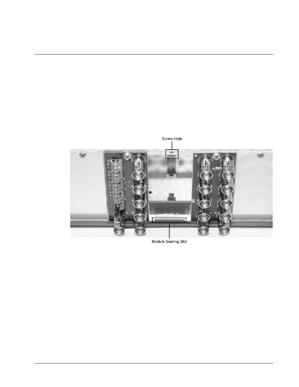 Rear module installation, Figure 2. rear module installation | Sierra Video DAC-162 User Manual | Page 9 / 17