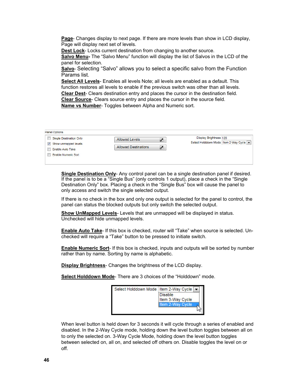 Sierra Video Ponderosa 3G Series Routing Switcher Family with MediaNav User Manual | Page 52 / 128