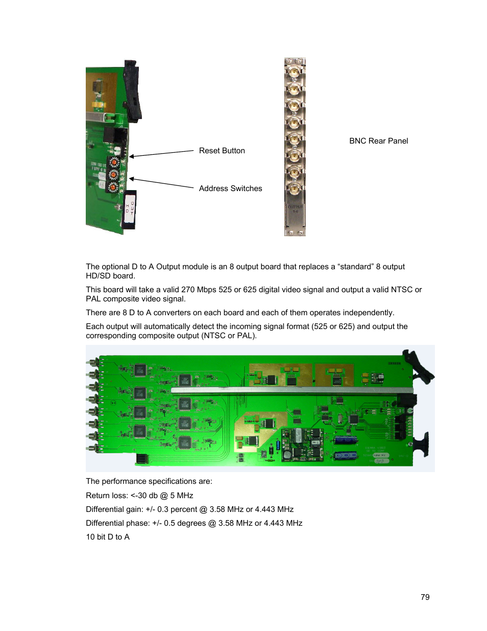 Sierra Video Ponderosa 3G Series Routing Switcher Family with MediaNav User Manual | Page 85 / 128