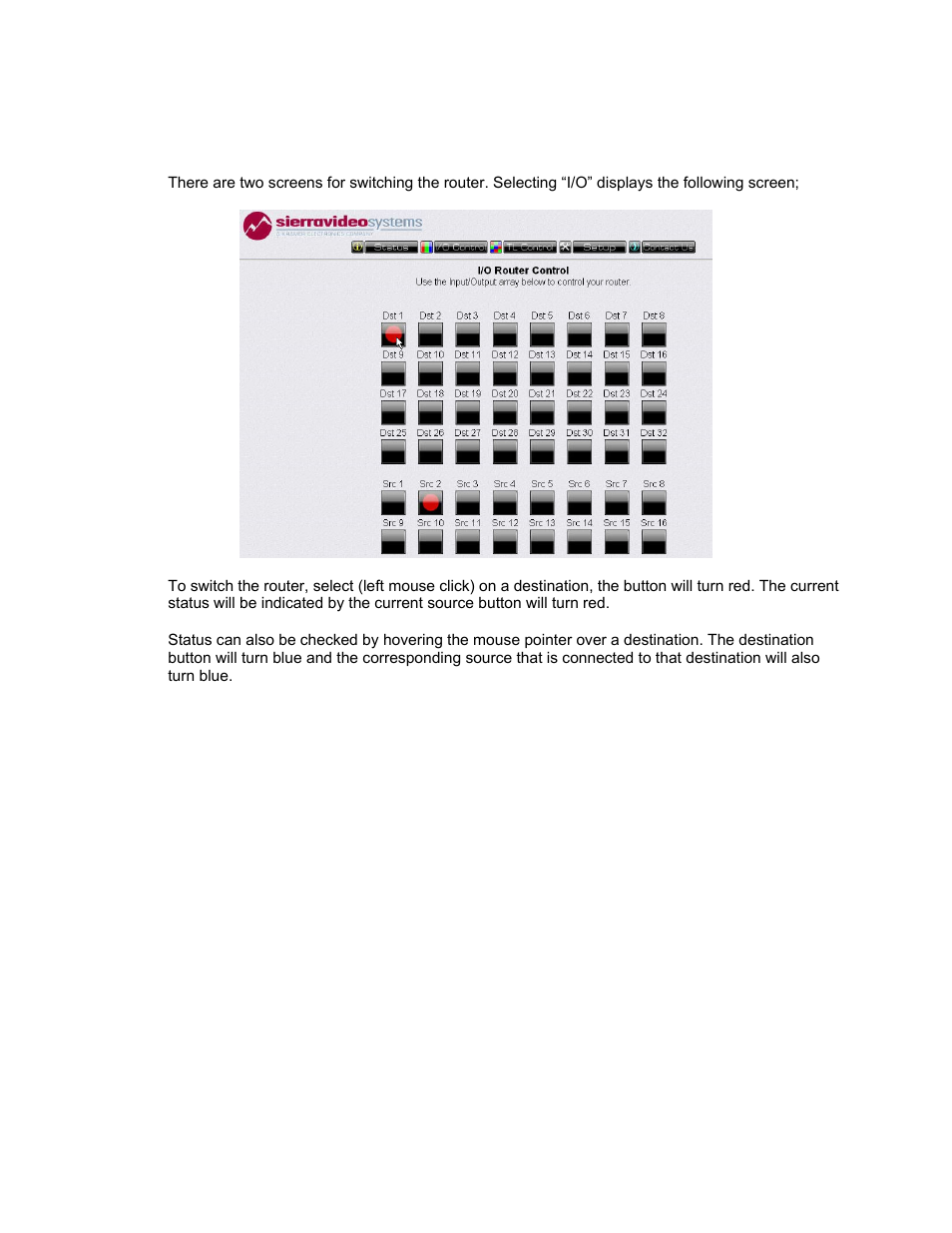 Ethernet control | Sierra Video Pro XL Series 8 User Manual | Page 27 / 72