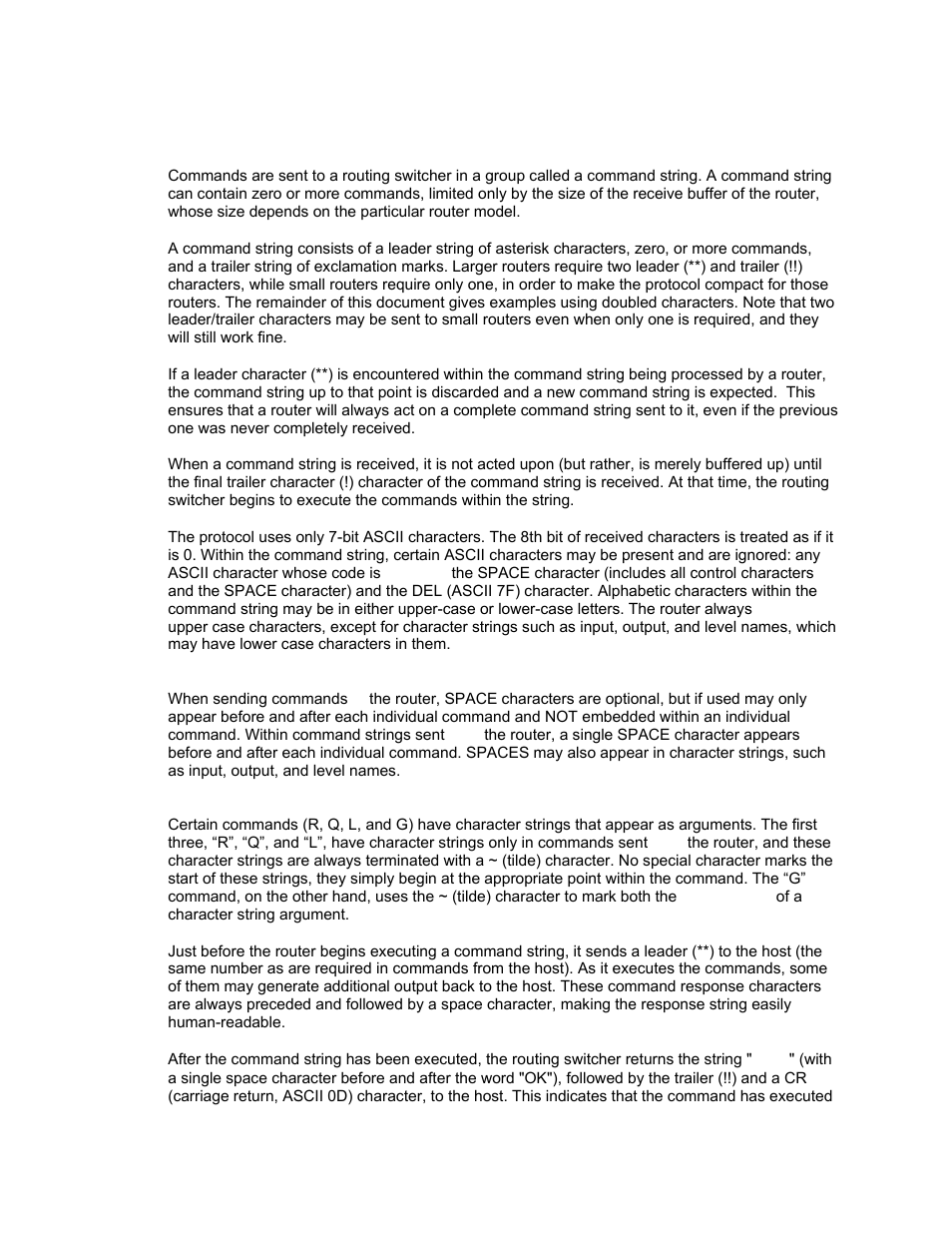 Generic protocol | Sierra Video Pro XL Series 8 User Manual | Page 40 / 72