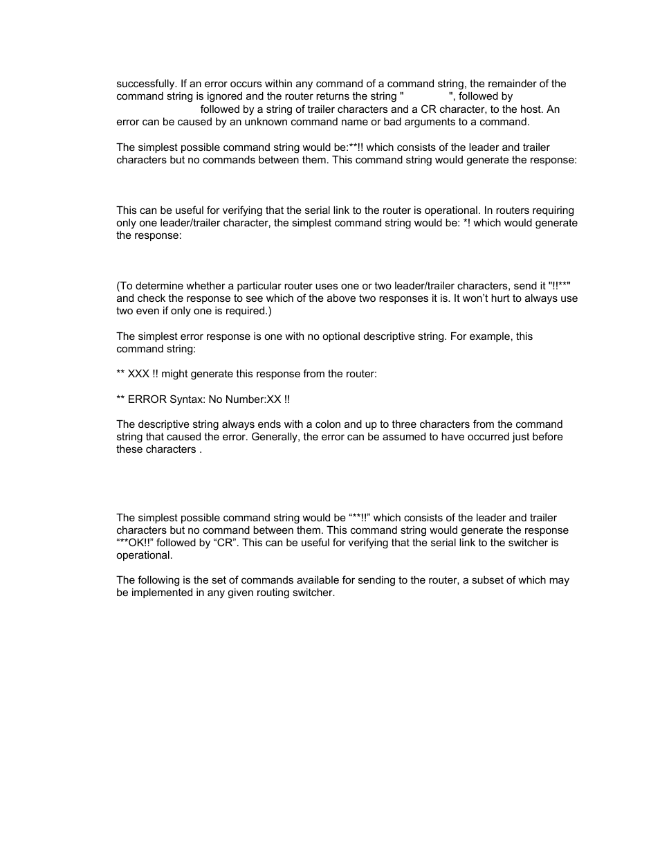 Leader and trailer | Sierra Video Pro XL Series 8 User Manual | Page 41 / 72