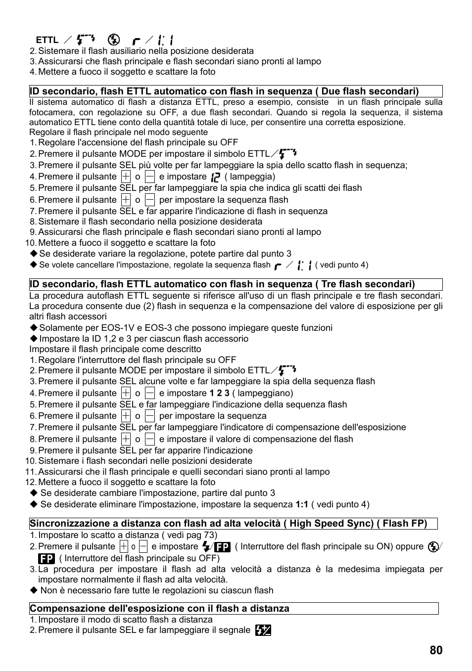 SIGMA ELECTRONIC FLASH EF-610 DG SUPER EO-ETTL II (キヤノン用) User Manual | Page 81 / 160