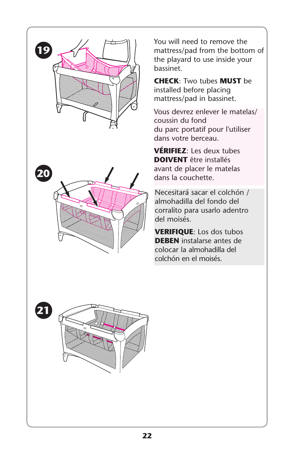 Graco Playard none User Manual | Page 22 / 56