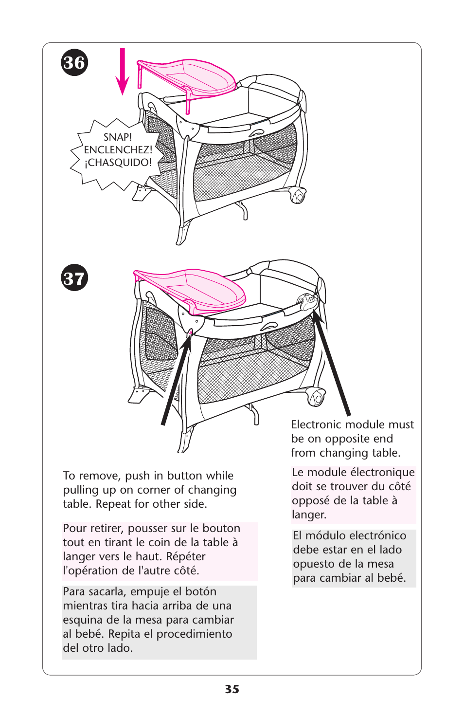 Graco Playard none User Manual | Page 35 / 56
