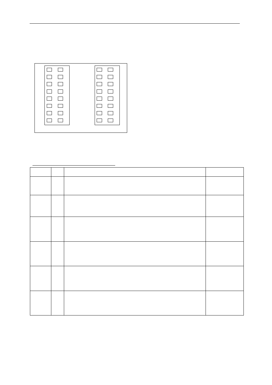 Jtag/multilinx headers, Jtag/boundary scan pinout (j13), Figure 22: top view of jtag/multilinx headers | Table 10: connector j13-jtag header, See board header pinout in, J13 j12 | Sundance SMT398 User Manual | Page 50 / 52