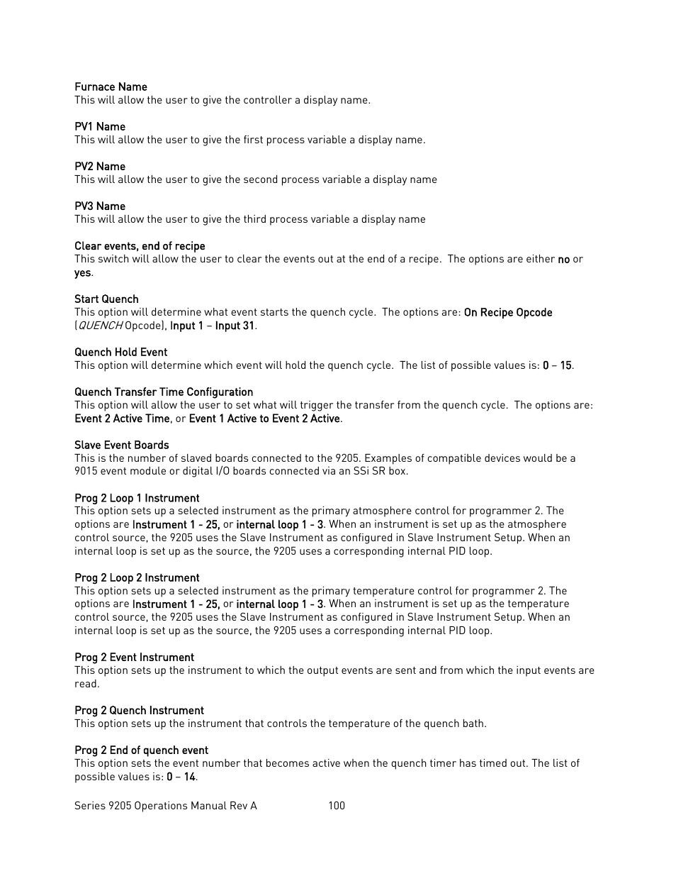 Super Systems 9205 Series User Manual | Page 101 / 235