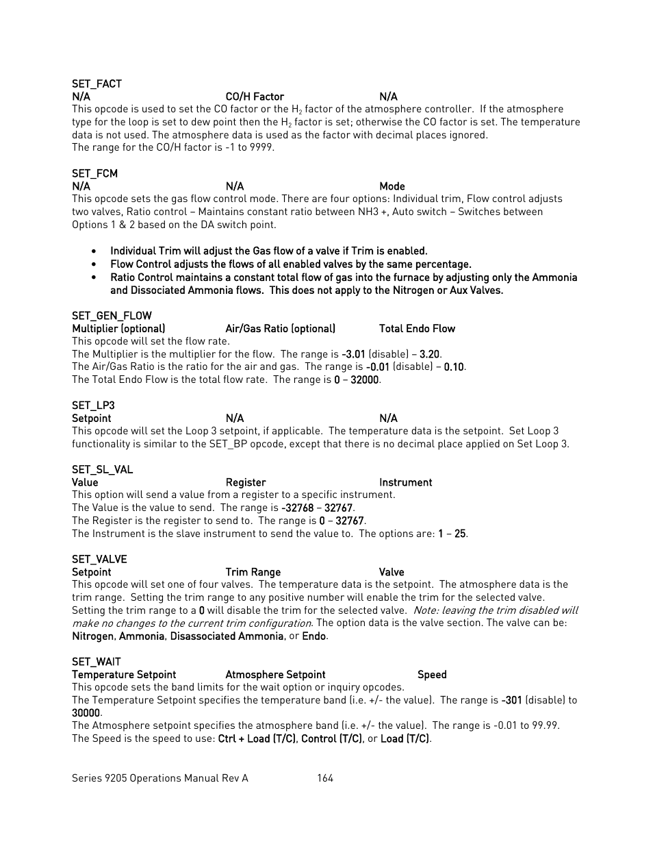 Super Systems 9205 Series User Manual | Page 165 / 235