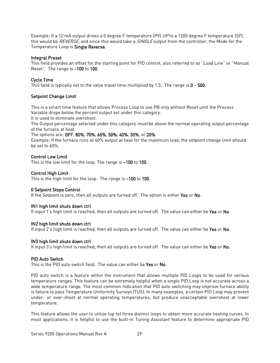 Super Systems 9205 Series User Manual | Page 30 / 235