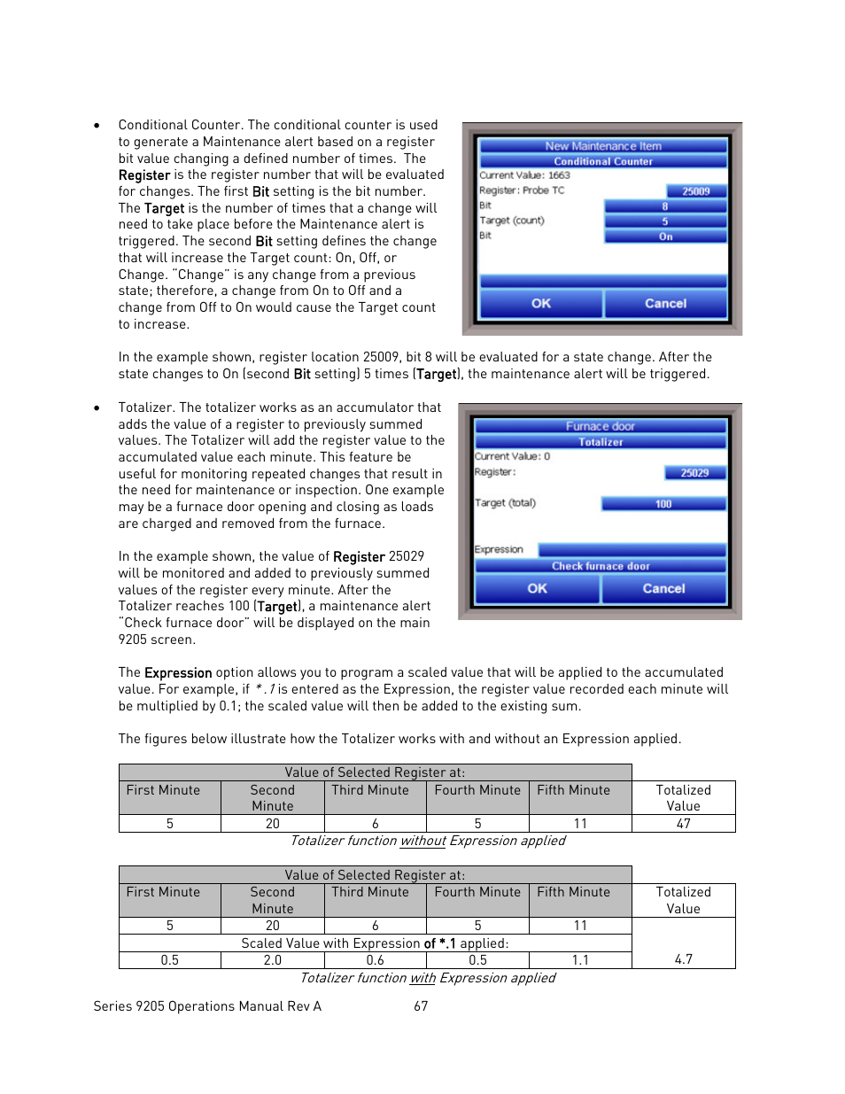 Super Systems 9205 Series User Manual | Page 68 / 235