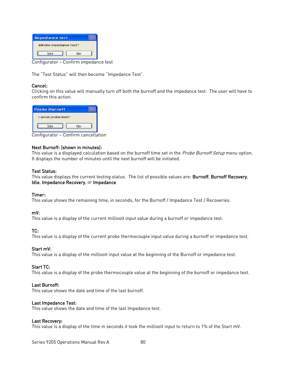 Super Systems 9205 Series User Manual | Page 81 / 235