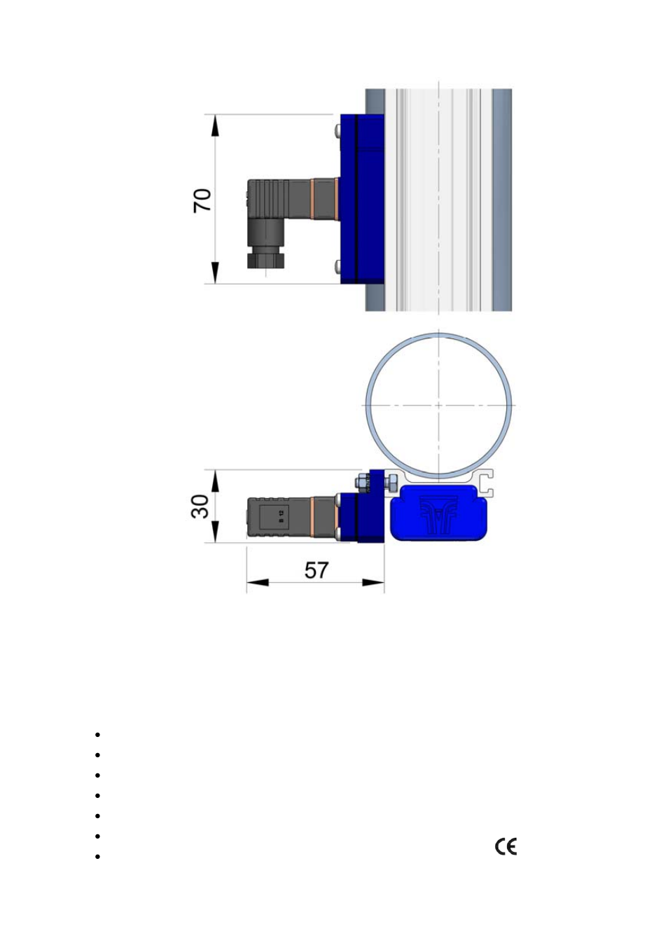 Dimensions, Operation, Technical data | Tecfluid LTL-APR User Manual | Page 2 / 4