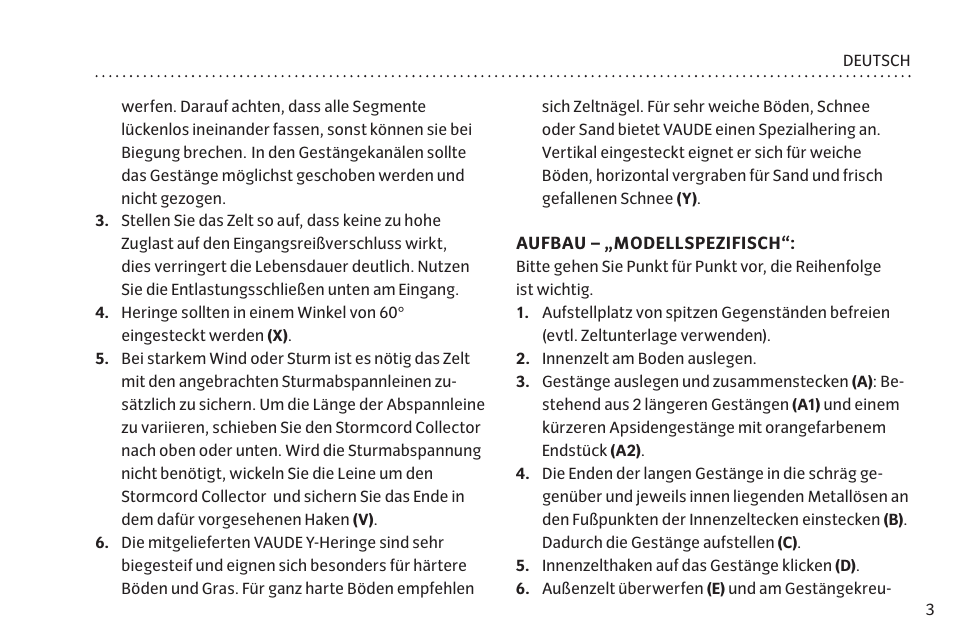 VAUDE Campo Family XT 5P User Manual | Page 10 / 59