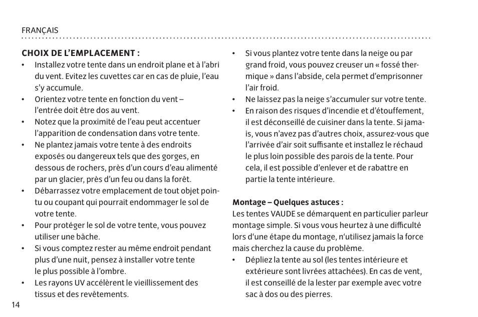 VAUDE Campo Family XT 5P User Manual | Page 21 / 59