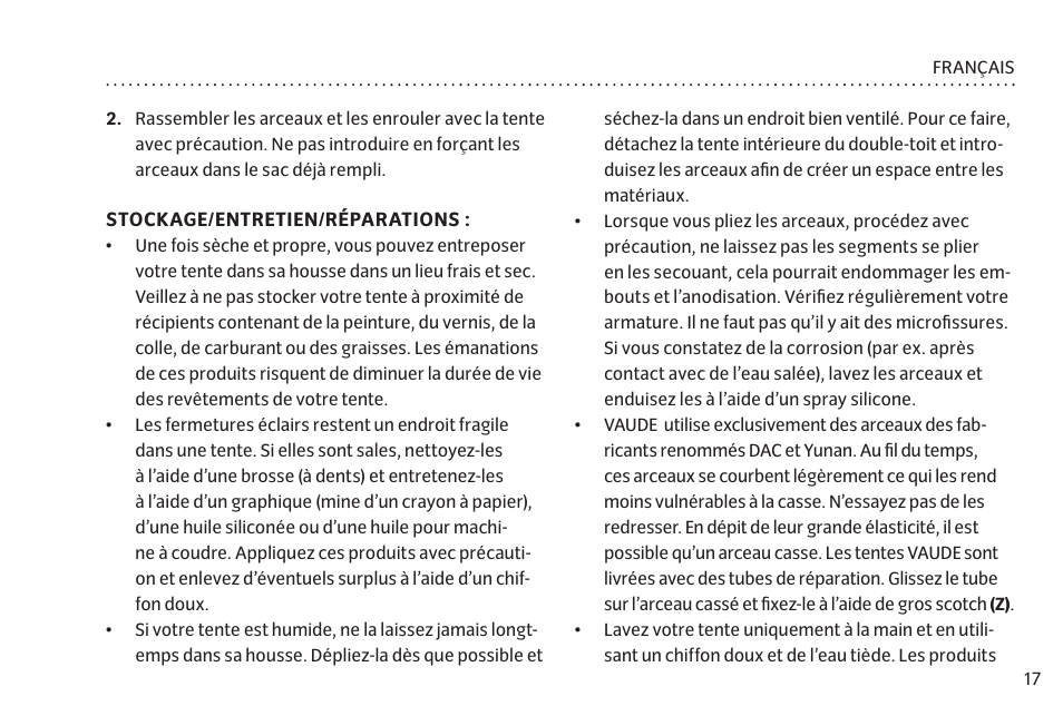VAUDE Campo Family XT 5P User Manual | Page 24 / 59