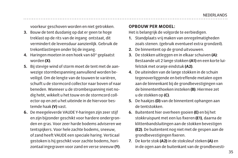 VAUDE Campo Family XT 5P User Manual | Page 42 / 59