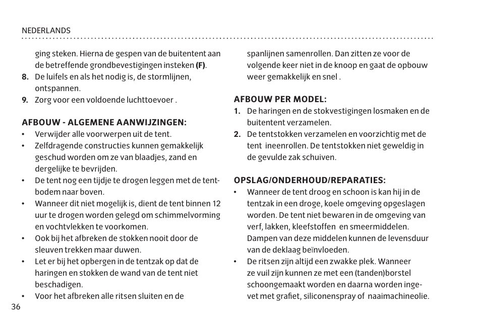 VAUDE Campo Family XT 5P User Manual | Page 43 / 59