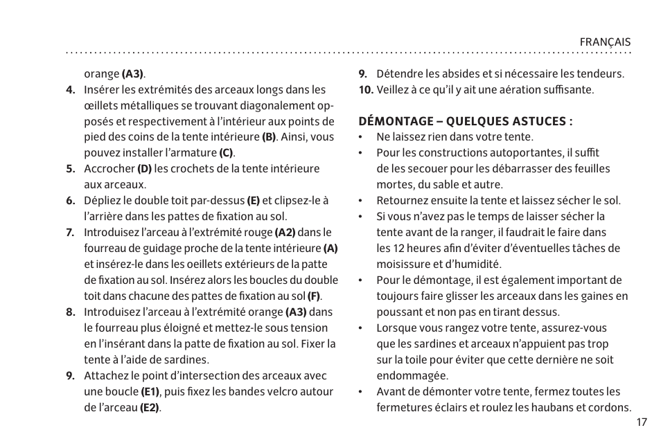 VAUDE Campo Casa XT 5P User Manual | Page 24 / 59