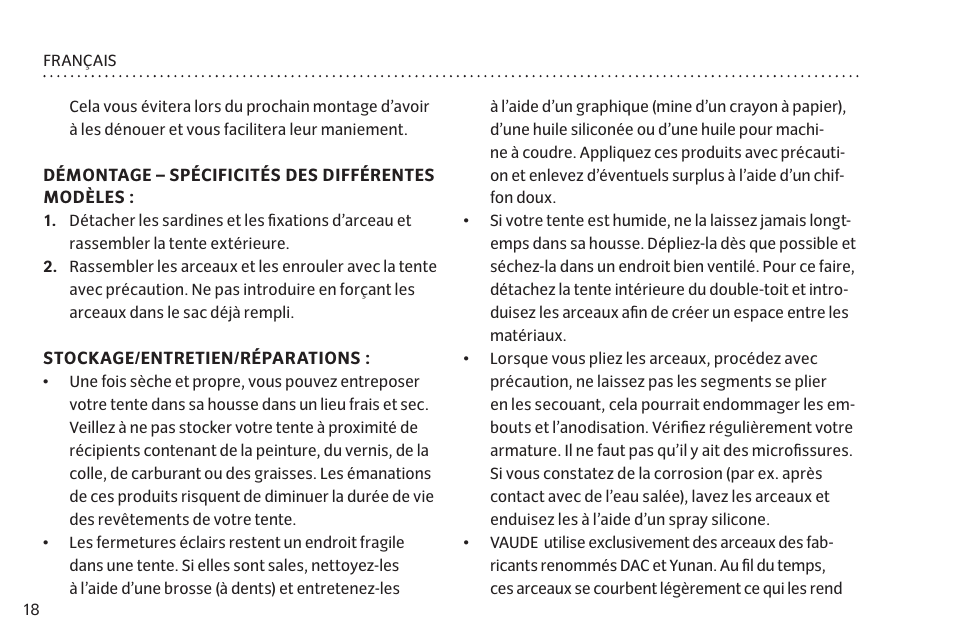 VAUDE Campo Casa XT 5P User Manual | Page 25 / 59