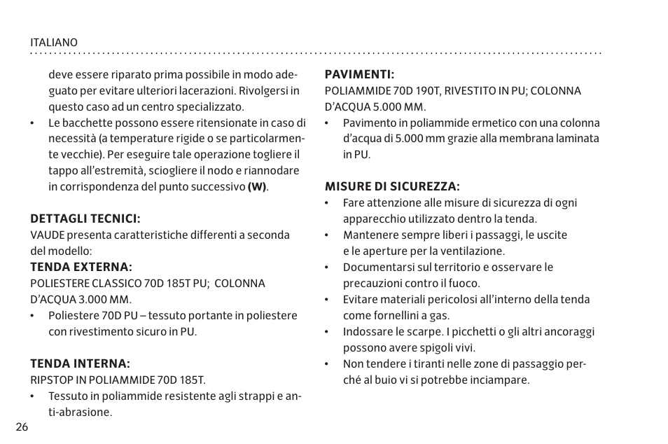 VAUDE Campo Casa XT 5P User Manual | Page 33 / 59