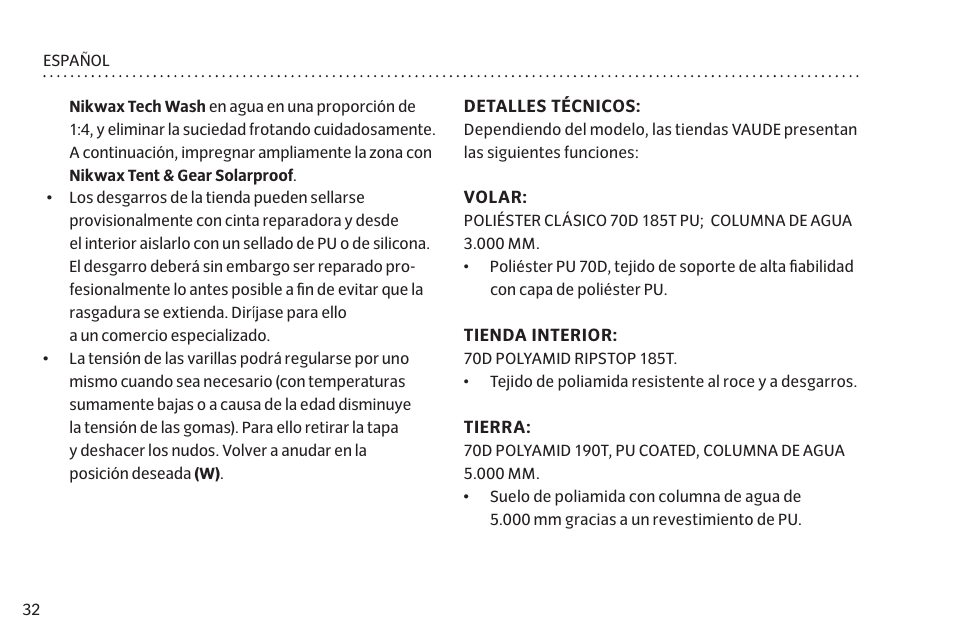 VAUDE Campo Casa XT 5P User Manual | Page 39 / 59