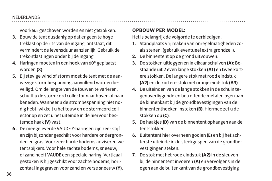 VAUDE Campo Casa XT 5P User Manual | Page 43 / 59