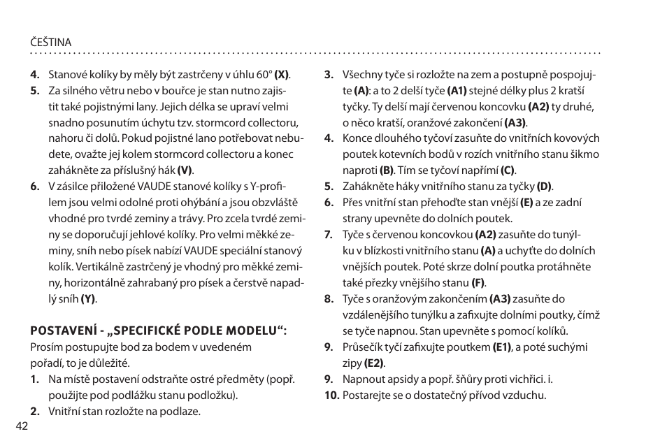 VAUDE Campo Casa XT 5P User Manual | Page 49 / 59