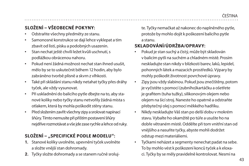 VAUDE Campo Casa XT 5P User Manual | Page 50 / 59