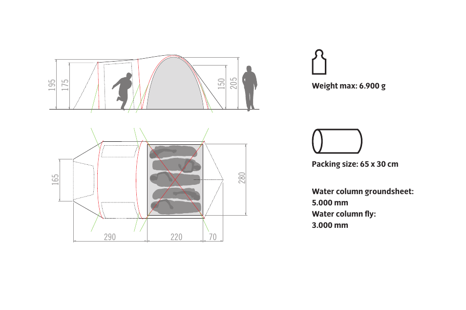VAUDE Campo Casa XT 5P User Manual | Page 7 / 59