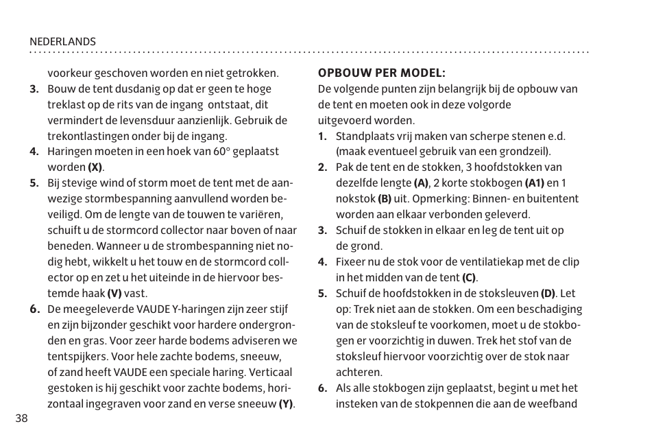 VAUDE Badawi Long 6P User Manual | Page 45 / 63