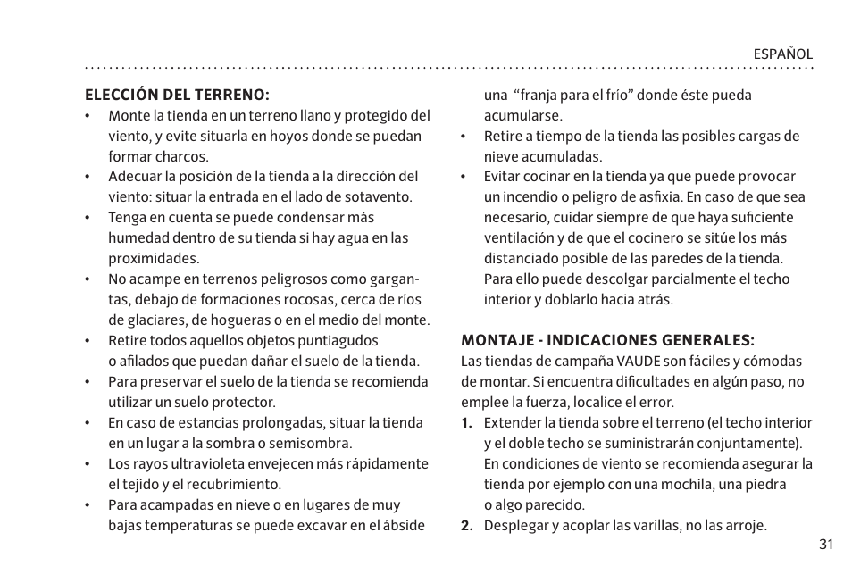 VAUDE Mark UL 3P User Manual | Page 38 / 63