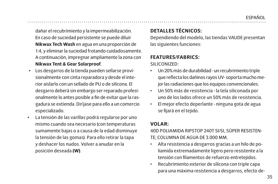 VAUDE Mark UL 3P User Manual | Page 42 / 63