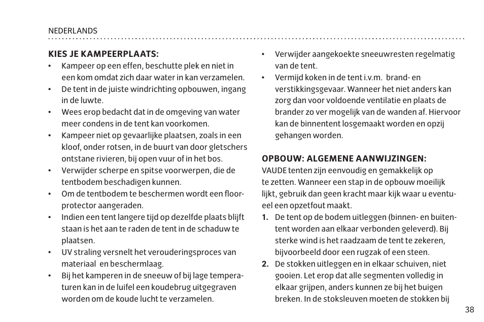 VAUDE Chapel L 3P User Manual | Page 45 / 63