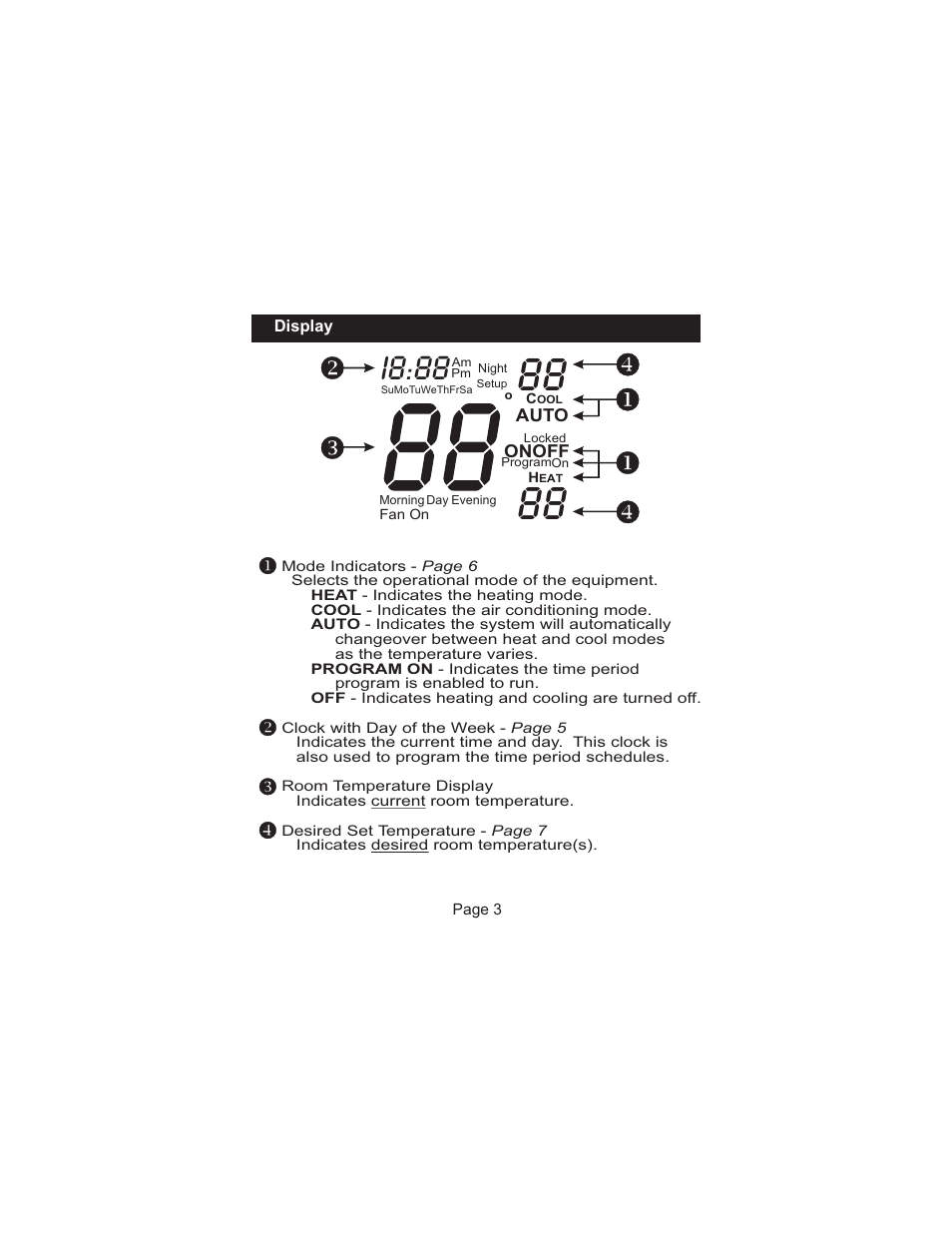 I8:88 | Venstar T1050 User Manual | Page 4 / 20